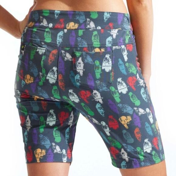 NWT Pearl Izumi Women’s Summit Shell Mountain Bike Shorts in Purdy Birds Size 8 - Picture 12 of 16